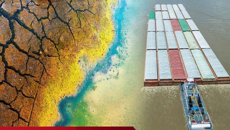 Situation Update, Oct 14, 2022 – BARGE-POCALYPSE Unfolding as Grain and Coal Transport Rivers DRY UP