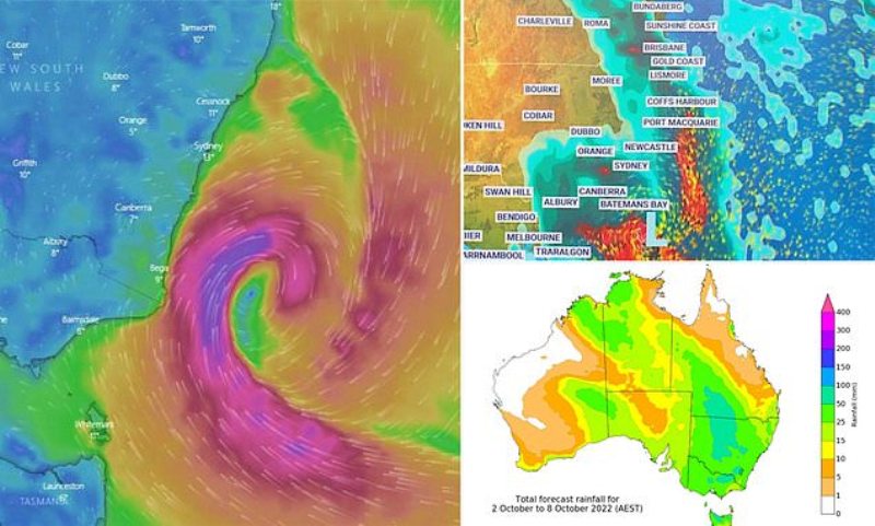 Brace for IMPACT: Nearly ALL of Australia to be Hammered by a Mega Rain Bomb – Here’s When the Wild Weather will Hit Your City