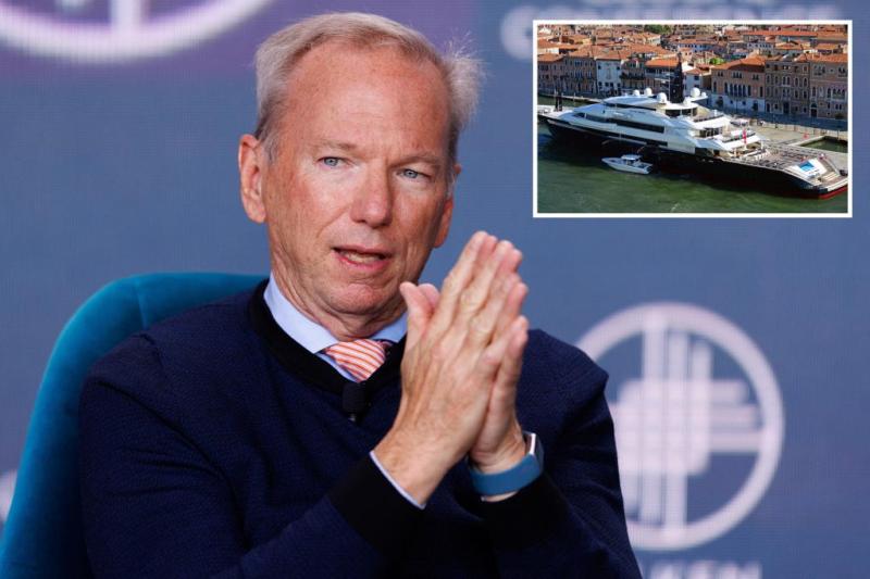 Ex-Google CEO Eric Schmidt Wins Russian Oligarch’s Superyacht for $67.6M at Auction