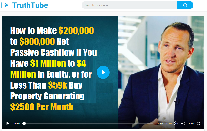 How to Make $200,000 to $800,000 Net Passive Cashflow If You Have $1 Million to $4 Million in Equity, or for Less Than $59k Buy Property Generating $2500 Per Month