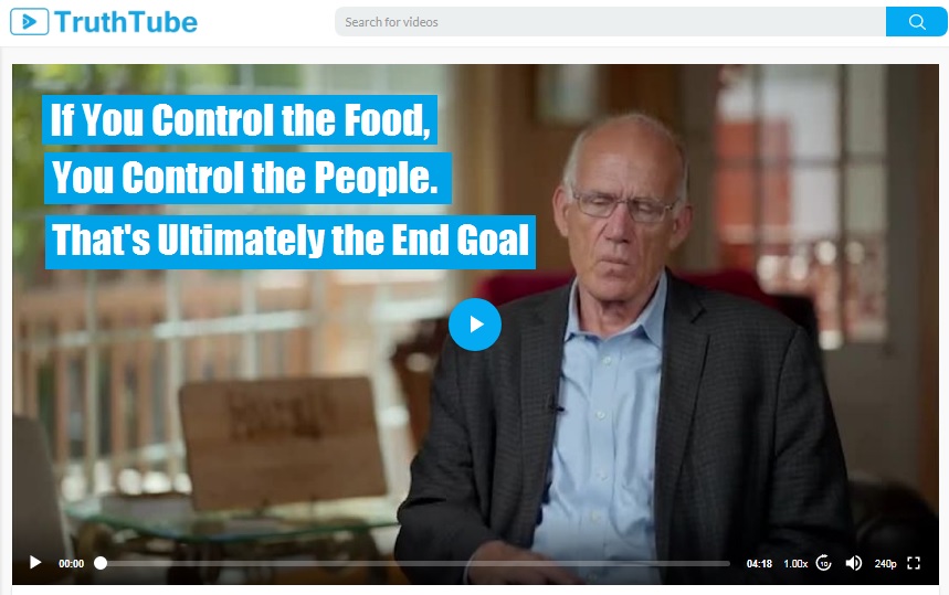 If You Control the Food, You Control the People. That’s Ultimately the End Goal