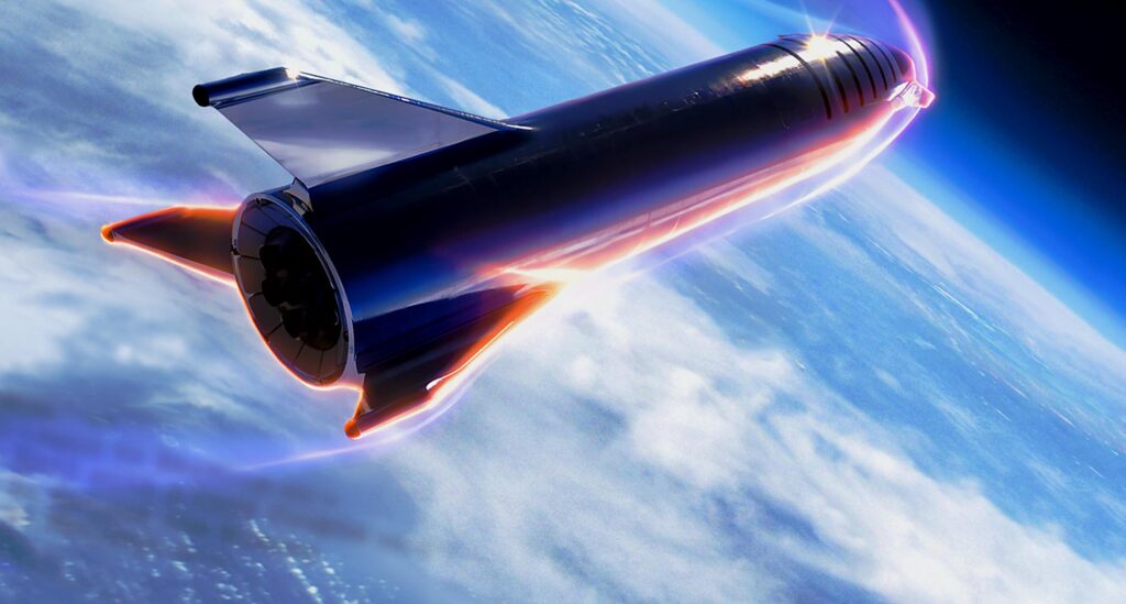 Space X Starship Almost Made It Into Outer Space. It Appears to Hit Some Sort of Invisible Barrier, Preventing It Reaching Past the Earths Atmosphere
