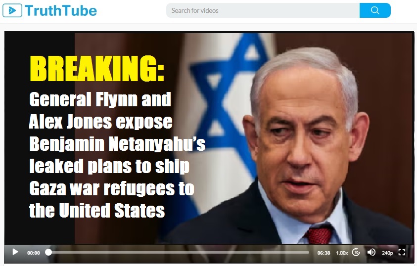General Flynn and Alex Jones Expose Benjamin Netanyahu’s Leaked Plans to Ship Gaza War Refugees to the United States