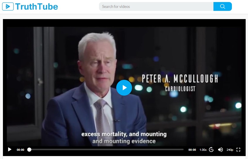 Dr. McCullough Issues Warning to Clot Shot Pushers: You Are Complicit in Crimes Against Humanity