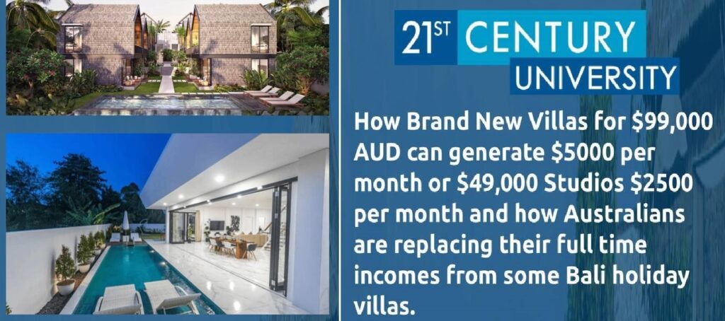 Free Zoom Webinar on How to Get Finance for Bali Properties, 100% Pre-approved, no Interest, no Repayments, and How Properties From $59,000 Can Generate $2500 or $119,000 Luxury Villas, $5000 a Month or $600,000 Villas, $20,000 per month. When: On Dec 11, 2023, 05:30 PM Canberra, Melbourne, Sydney