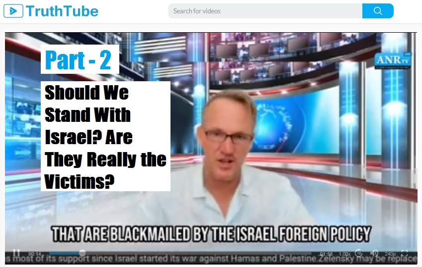 Part 2 – Should We Stand With Israel? Are They Really the Victims?