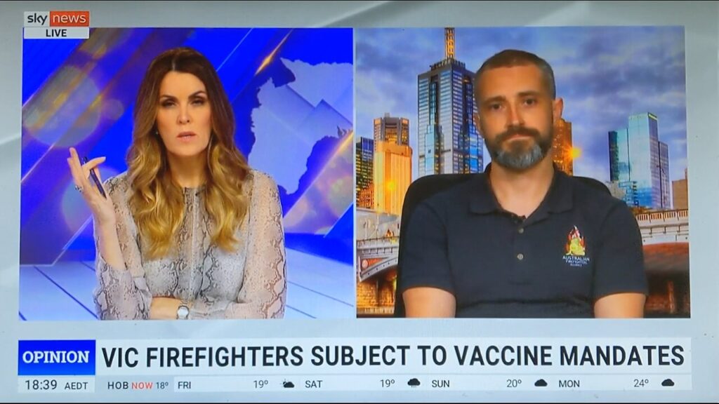 Peta Credlin SkyNews Interview with AFA’s Andrew Hughes – FRV Concealment of Alarming jab Risks