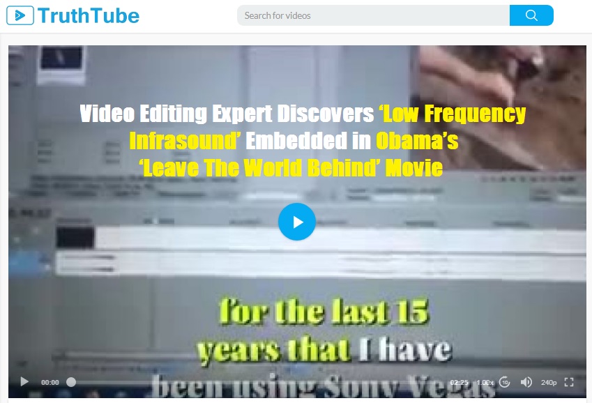 Video Editing Expert Discovers ‘Low Frequency Infrasound’ Embedded in Obama’s ‘Leave The World Behind’ Movie