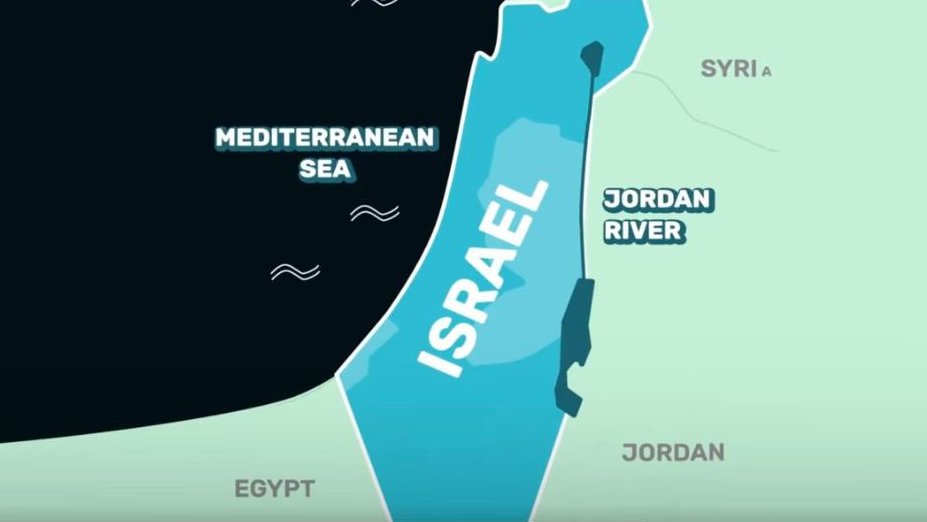 Israeli Foreign Ministry Published a Video Where Palestine is Completely Erased From the Map