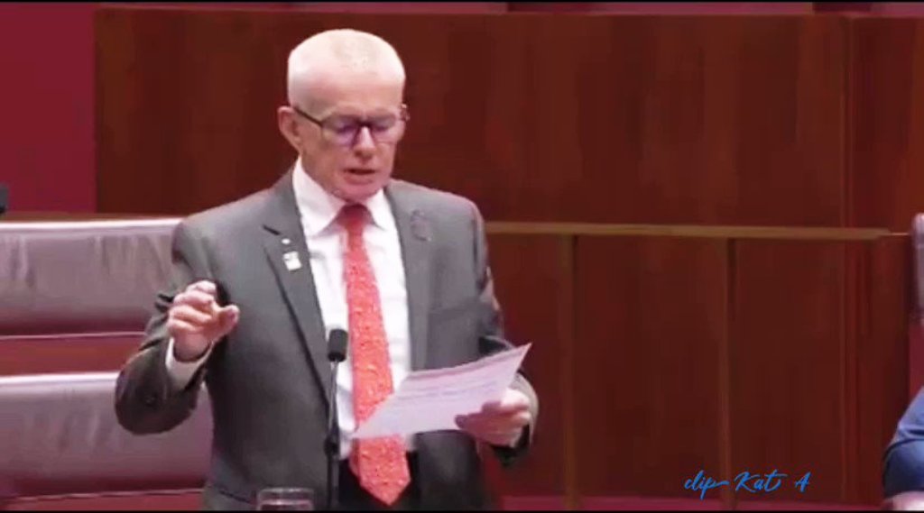 Senator Malcolm Roberts Just Stood up in Australian Parliament and Exposed the UN/WHO Attempts at Child Grooming