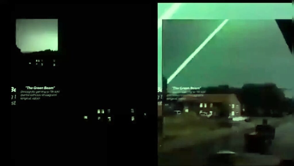 Mysterious Green Laser Spotted in Texas During a “Storm”. Following This, Over 1 MILLION Acres have Burned in Texas, the Largest “Wildfire” in US History