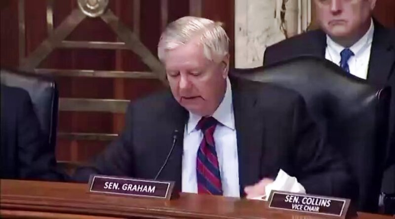 War Criminal and Hawk Lindsey Graham Scared the US will be Charged with War Crimes