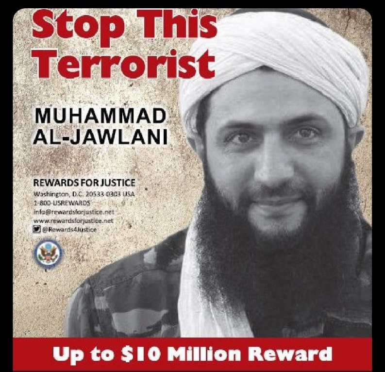 THROWBACK: ‘Stop This Terrorist’ Poster of the Anti-Assad Forces Leader Al-Jolani, by the U.S State Dept, Promising $10mn Bounty