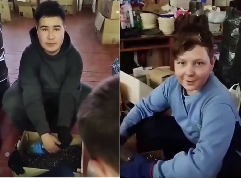 Shocking Footage of Ukrainian School Children Being Used to Make Shrapnel Bombs to be Dropped From Ukrainian Drones