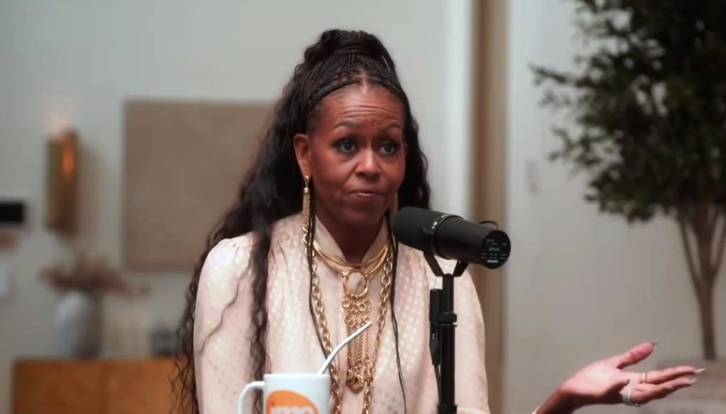 Michelle Obama, Suspected of Being a Biological Black Man, Complains About How Hard It is Being a Black Woman on His Podcast