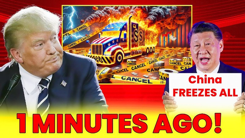 Trump GOES NUTS as China Just FREEZES All U.S. Investments! Financial WAR to DESTROY Wall Street