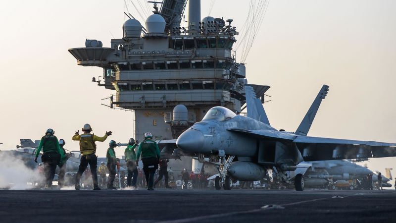 US Navy Loses $60 Million Jet At Sea After It Fell Overboard From Aircraft Carrier