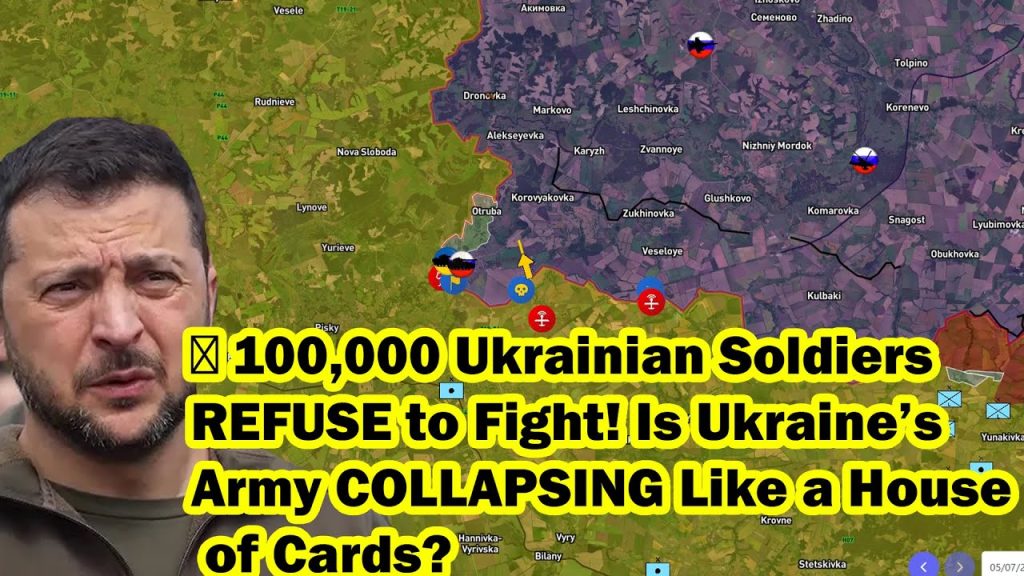 100,000 Ukrainian Soldiers REFUSE to Fight! Is Ukraine’s Army COLLAPSING Like a House of Cards?