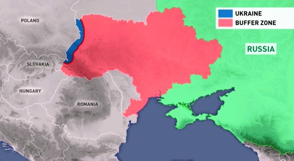 Dmitry Medvedev Showed How, in His Opinion, a Buffer Zone between Russia and Ukraine should Look Like