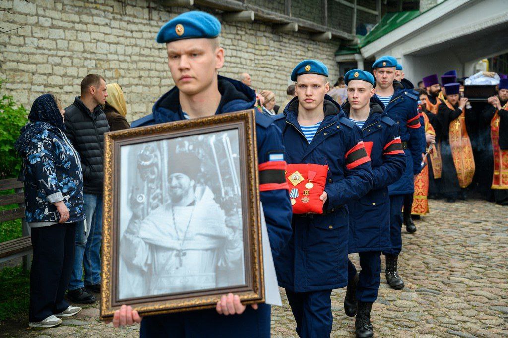 Pskov Bids Farewell to Priest Antony Savchenko who was Killed by an American HIMARS Missile Strike in the SMO Zone