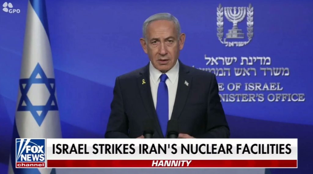 BREAKING: Netanyahu Warns Israel Will Strike Iran For “as Many Days as It Takes” to Remove the Threat of a Nuclear Attack