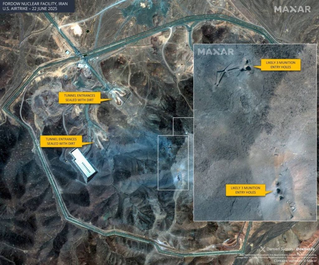 Fordow Appears Mostly Intact in Satellite Photos!