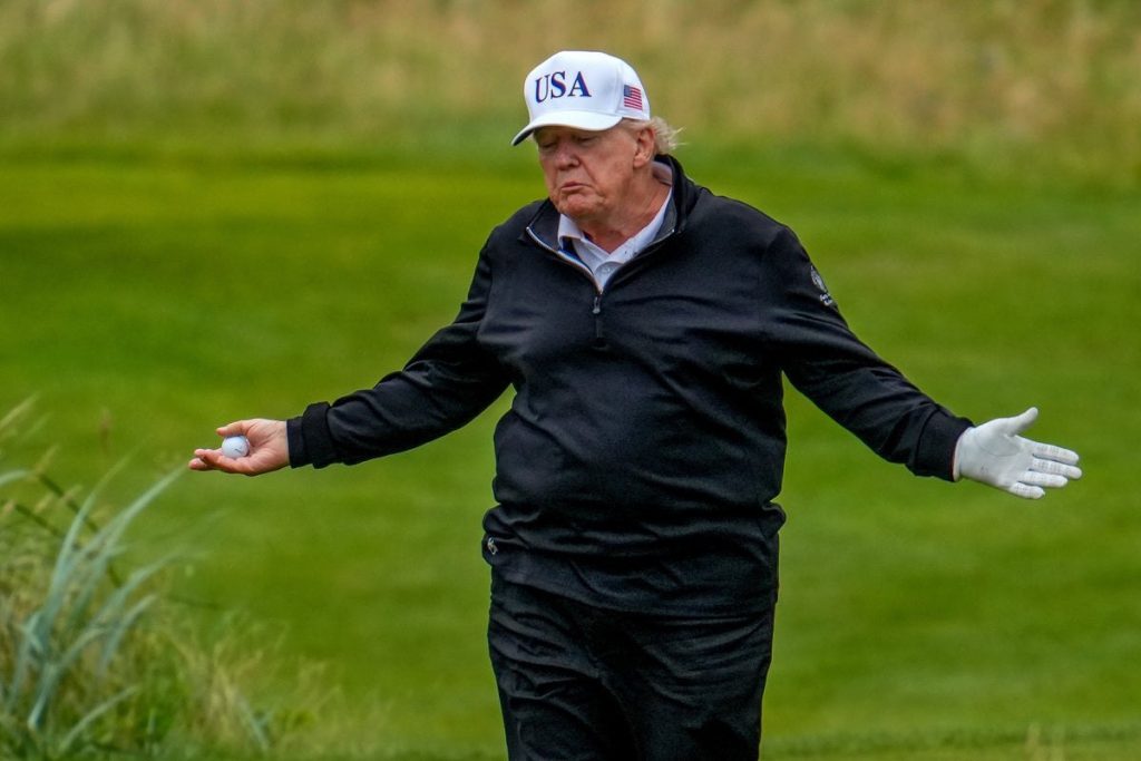 Rough Deal: Trump Roasted Over Clip Appearing to Show ‘Cheating’ at Golf in Scotland