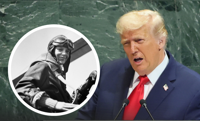 Trump Says he will Declassify and Release all Government Records on Aviation Pioneer Amelia Earhart