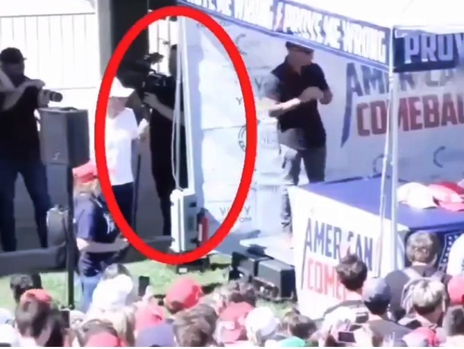Is This Not a Completely Bizarre Reaction After the Shot was Fired at Charlie Kirk?