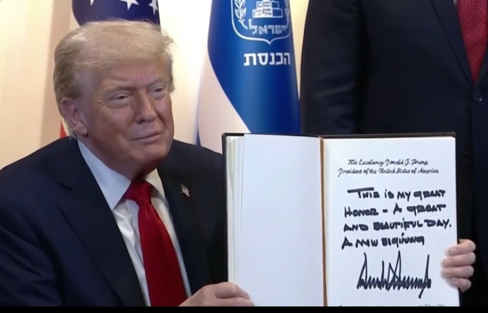 The War in Gaza is Officially Over — Trump in the Israeli Parliament