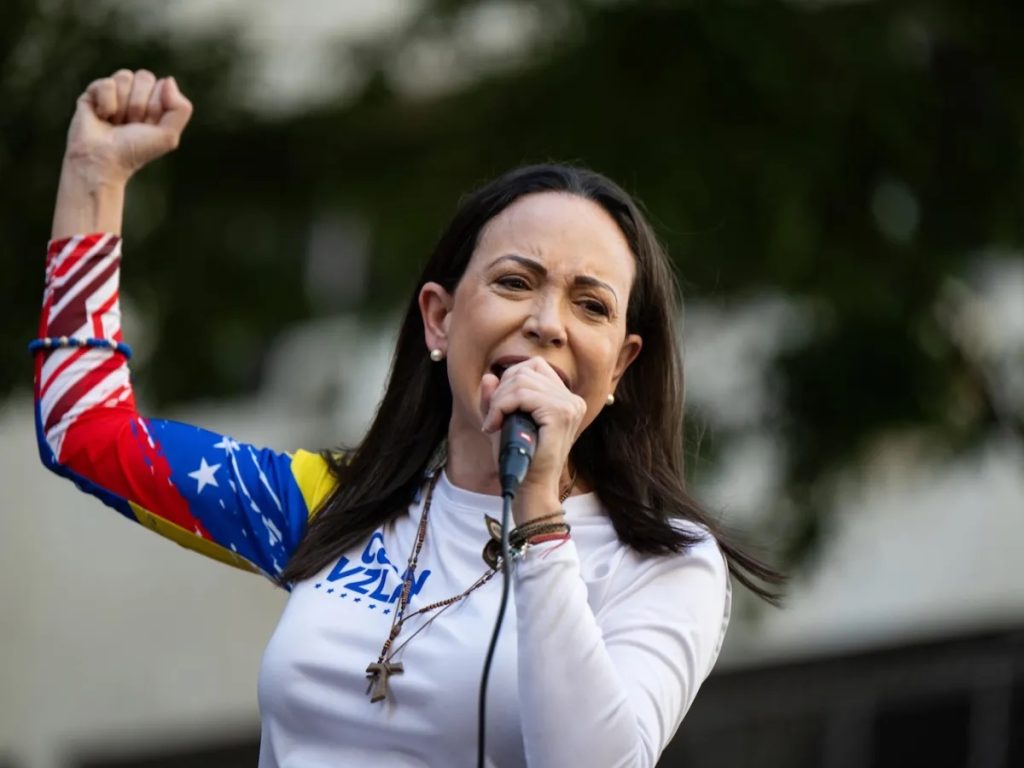 Nobel Peace Prize Laureate and Venezuelan Opposition Leader María Corina Machado has Called on Trump for a “Military Escalation,” Considering it the only way to Overthrow Maduro, Reports The Latin Times