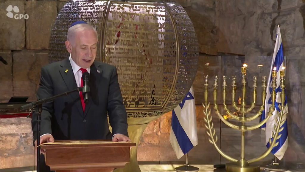 BREAKING: Israeli Prime Minister Benjamin Netanyahu Claims the United States would not exist without the Jewish People, Citing the Historical Role of the Maccabees in shaping what he called the Judeo-Christian Tradition