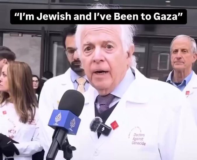 A Well Known Famous Jewish Doctor Saying it was same 5 Years ago when he was in Gaza. It was Just Slower Compared to Now. Full Genodice