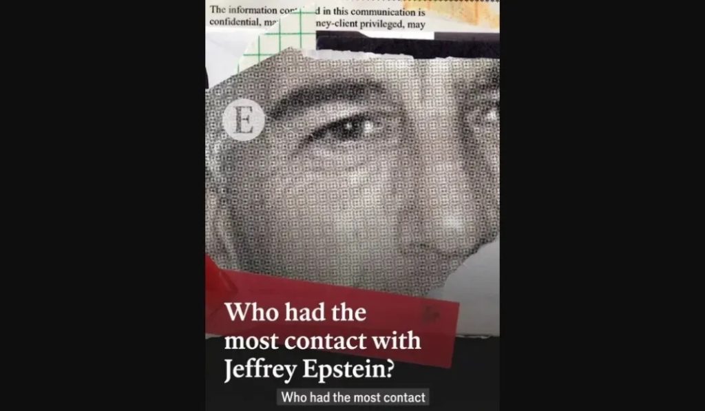 The Rothschild-owned Economist Magazine has Compiled a List of the 500 People who had the Most Contact with Jeffrey Epstein after He was Convicted as a Pedophile