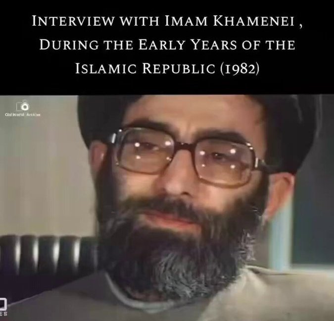 Rare Archival Interview from 1982 of Imam Khamenei