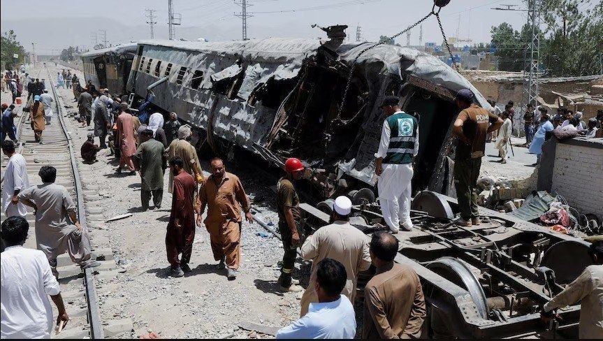 At Least 47 People Were Killed And About 100 Injured In Pakistan As A Result Of A Terrorist Attack On A Passenger Train