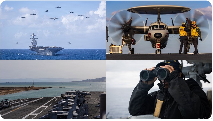 Forged By The Sea. Bound For Home. The USS Gerald R. Ford (CVN 78) Carrier Strike Group Is Officially Headed Home After Answering The Nation’s Call