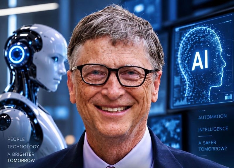 Bill Gates Says Trump’s AI Views Point to Societal Blind Spot
